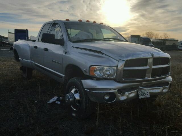 3D7MU48C74G154238 - 2004 DODGE RAM 3500 S SILVER photo 1