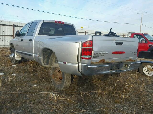 3D7MU48C74G154238 - 2004 DODGE RAM 3500 S SILVER photo 3