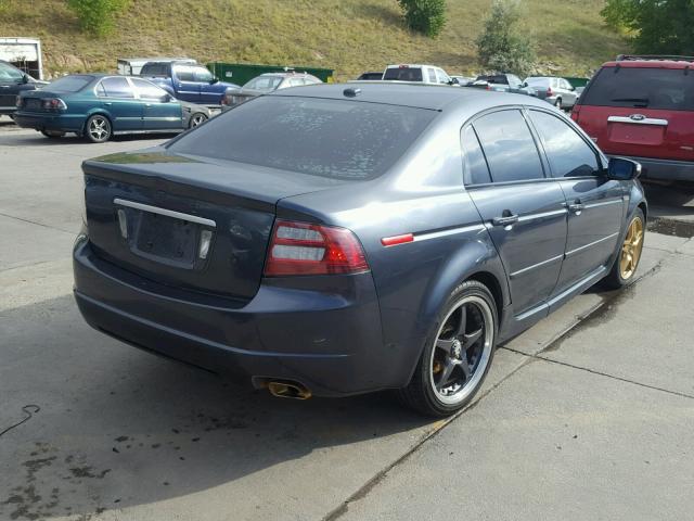 19UUA66247A025063 - 2007 ACURA TL GRAY photo 4