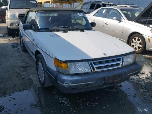 YS3AL75L1L7004327 - 1990 SAAB 900 WHITE photo 1