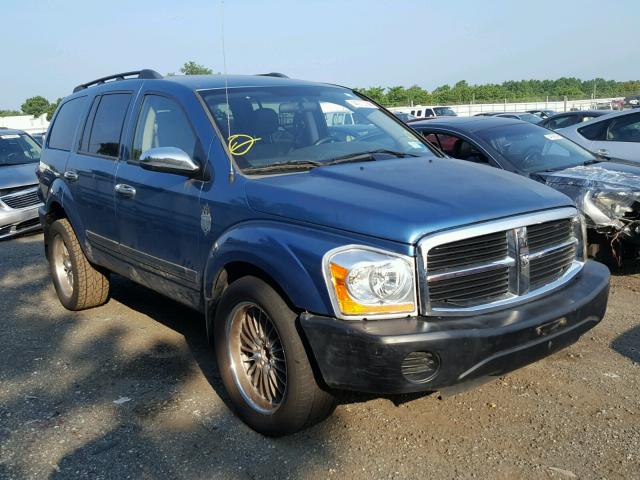 1D4HB38N54F235773 - 2004 DODGE DURANGO ST BLUE photo 1