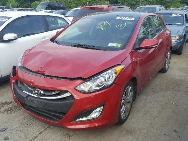 KMHD35LEXDU136983 - 2013 HYUNDAI ELANTRA GT RED photo 2