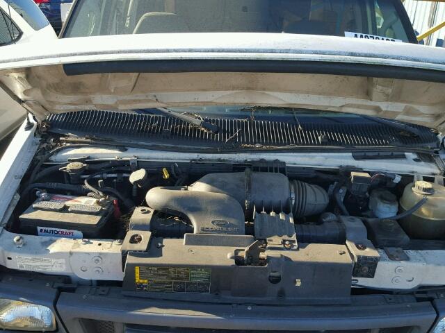 1FTRE14W36HB15960 - 2006 FORD ECONOLINE WHITE photo 7