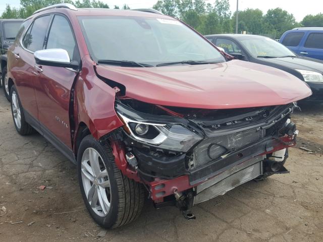 2GNAXWEX2J6246296 - 2018 CHEVROLET EQUINOX PR BURGUNDY photo 1