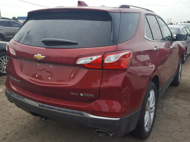 2GNAXWEX2J6246296 - 2018 CHEVROLET EQUINOX PR BURGUNDY photo 4