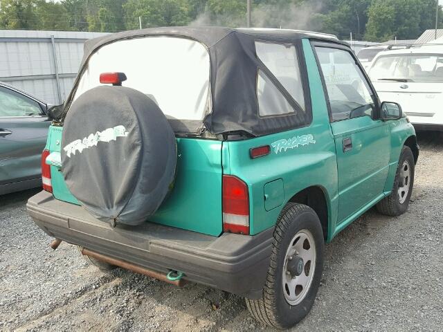 2CNBE18UXR6914893 - 1994 GEO TRACKER GREEN photo 4