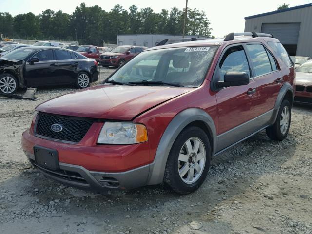 1FMZK01165GA56043 - 2005 FORD FREESTYLE RED photo 2