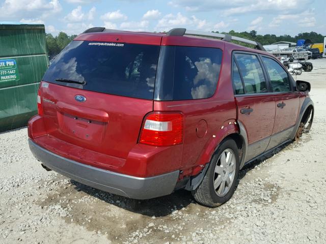 1FMZK01165GA56043 - 2005 FORD FREESTYLE RED photo 4