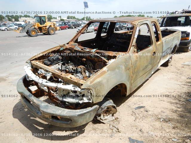 1FTDX18W4VKC31636 - 1997 FORD F150 BURN photo 1