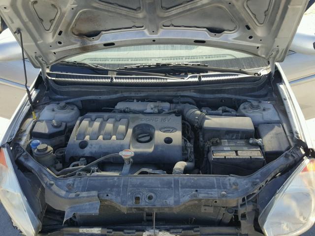 KMHCN46C19U378630 - 2009 HYUNDAI ACCENT GLS SILVER photo 7