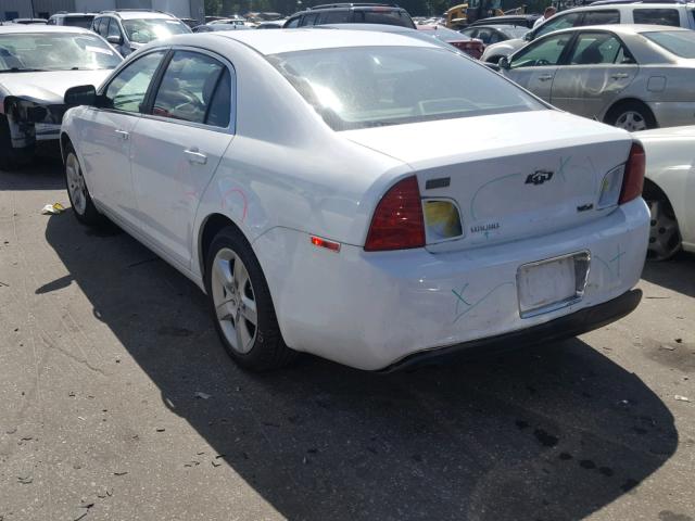1G1ZA5E00AF165483 - 2010 CHEVROLET MALIBU LS 白色 照片 3