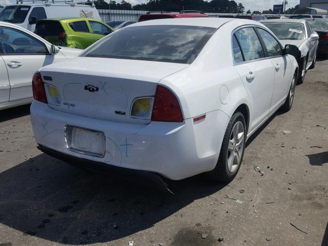 1G1ZA5E00AF165483 - 2010 CHEVROLET MALIBU LS 白色 照片 4