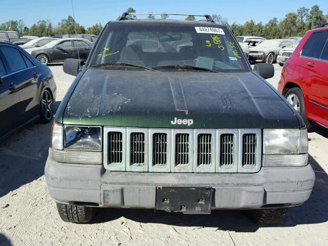 1J4FX58S7VC518163 - 1997 JEEP GRAND CHER GREEN photo 9