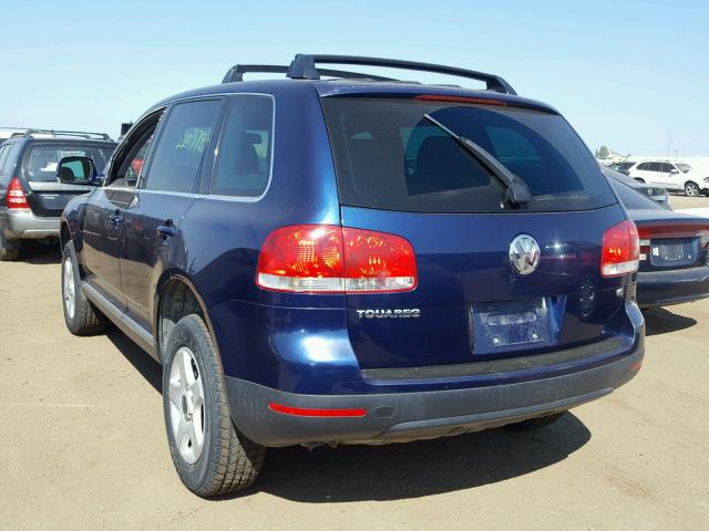 WVGBC67L14D034381 - 2004 VOLKSWAGEN TOUAREG 3. BLUE photo 3