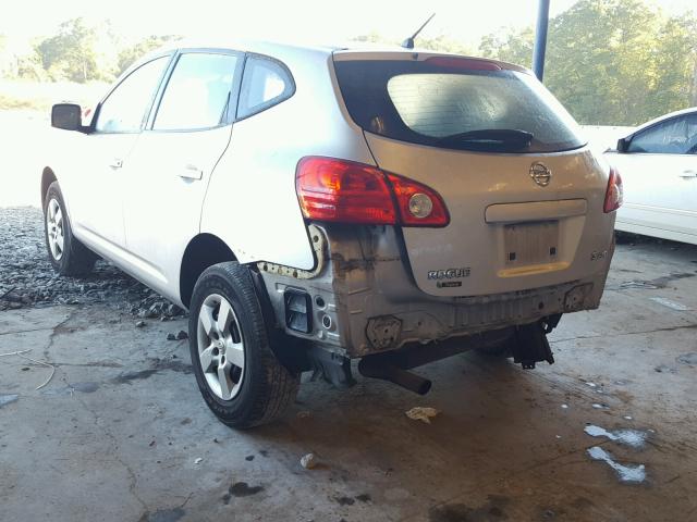 JN8AS58V88W126471 - 2008 NISSAN ROGUE S SILVER photo 3