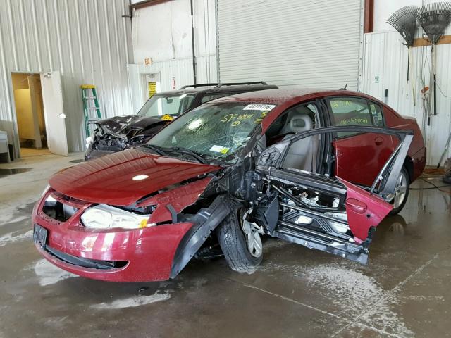 1G8AJ55F87Z120513 - 2007 SATURN ION LEVEL RED photo 2