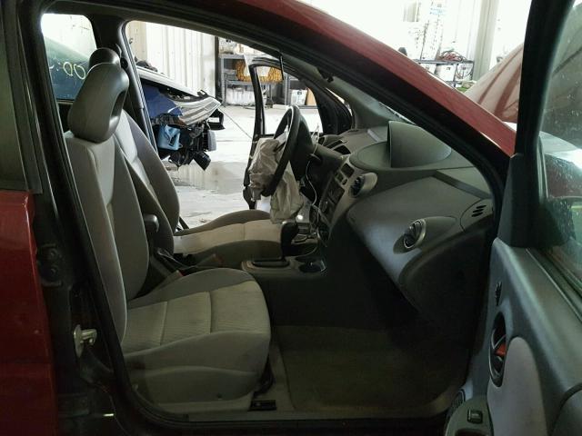 1G8AJ55F87Z120513 - 2007 SATURN ION LEVEL RED photo 5