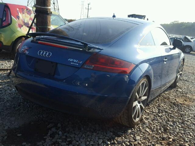 TRUKF38J891007958 - 2009 AUDI TT BLUE photo 4