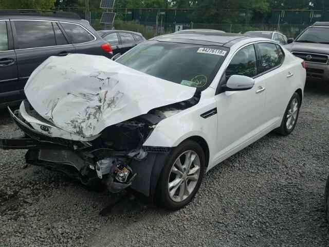 5XXGN4A78CG075616 - 2012 KIA OPTIMA EX WHITE photo 2