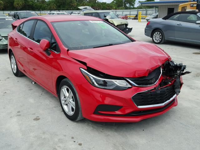 1G1BE5SM4G7241173 - 2016 CHEVROLET CRUZE LT RED photo 1