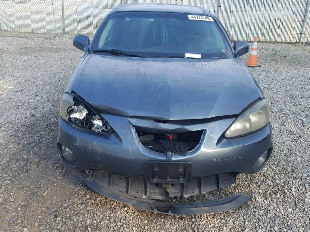 2G2WP552061129354 - 2006 PONTIAC GRAND PRIX GRAY photo 9