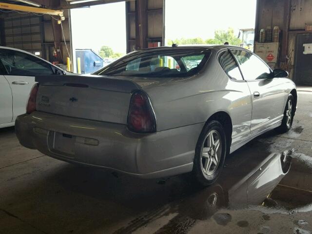 2G1WW12E559320105 - 2005 CHEVROLET MONTE CARL ვერცხლისფერი ფოტო 4