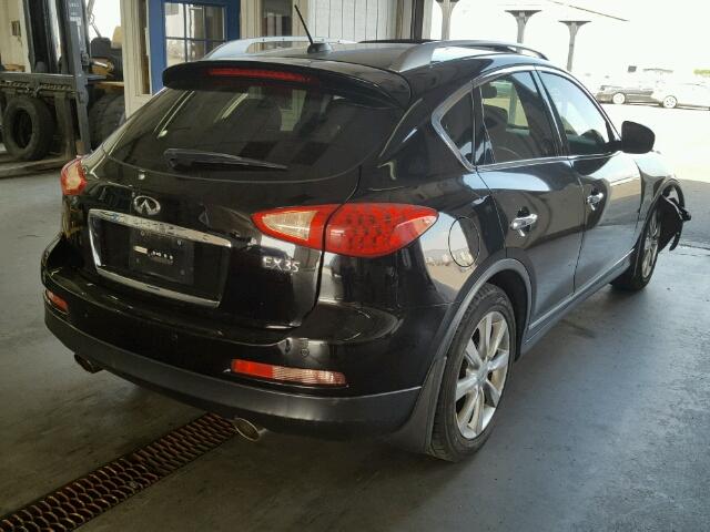 JNKAJ09F88M359186 - 2008 INFINITI EX35 BASE BLACK photo 4