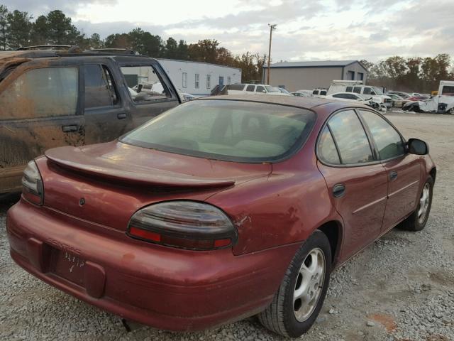 1G2WK52J0YF319130 - 2000 PONTIAC GRAND PRIX BURGUNDY photo 4