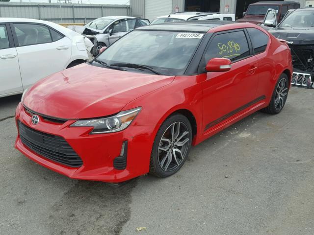 JTKJF5C76E3076572 - 2014 TOYOTA SCION TC 红色 照片 2