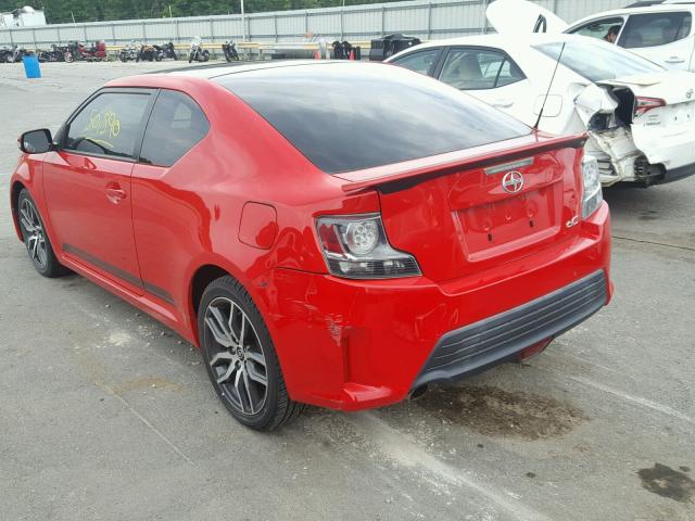 JTKJF5C76E3076572 - 2014 TOYOTA SCION TC 红色 照片 3
