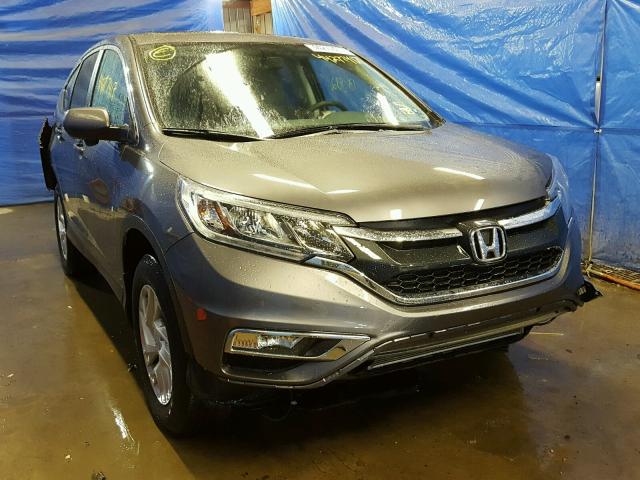 2HKRM4H5XGH672633 - 2016 HONDA CR-V EX GRAY photo 1