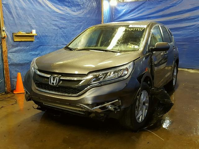 2HKRM4H5XGH672633 - 2016 HONDA CR-V EX GRAY photo 2