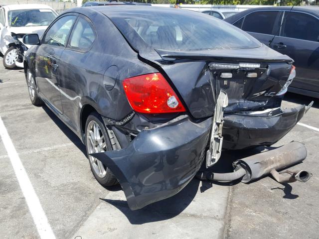 JTKDE177270207763 - 2007 TOYOTA SCION TC 灰色 照片 3