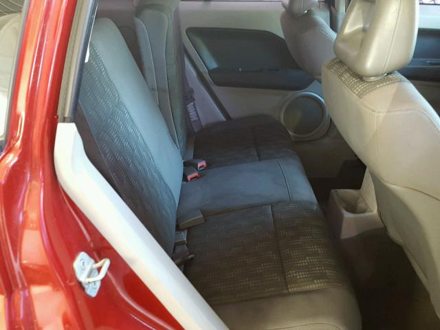 1B3HB48BX7D113405 - 2007 DODGE CALIBER SX RED photo 6