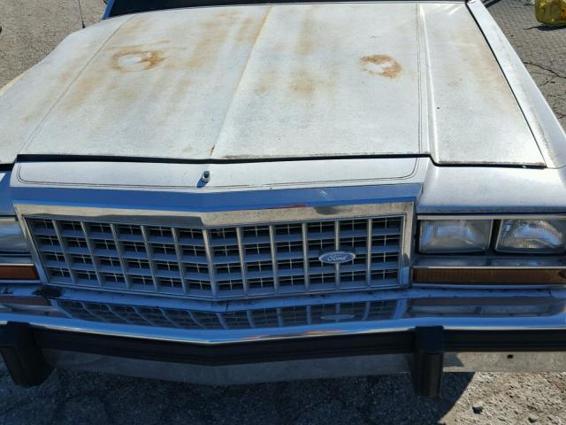 2FABP43F7GX101162 - 1986 FORD LTD WHITE photo 7