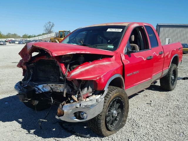 1D7HU18Z53S104076 - 2003 DODGE RAM 1500 S RED photo 2