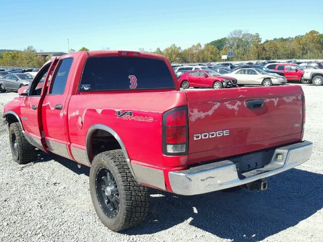 1D7HU18Z53S104076 - 2003 DODGE RAM 1500 S RED photo 3