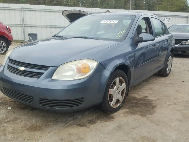 1G1AL55FX77263385 - 2007 CHEVROLET COBALT BLUE photo 2