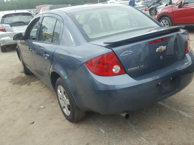 1G1AL55FX77263385 - 2007 CHEVROLET COBALT BLUE photo 3