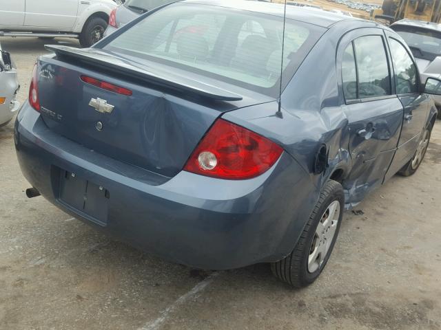 1G1AL55FX77263385 - 2007 CHEVROLET COBALT BLUE photo 4