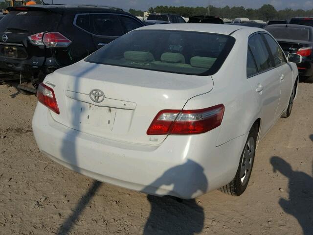 4T1BE46K27U593613 - 2007 TOYOTA CAMRY NEW WHITE photo 4