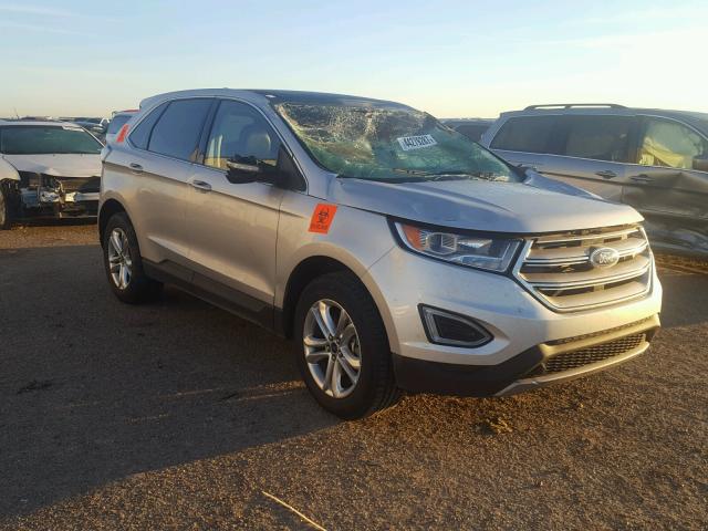 2FMTK4J88FBB49312 - 2015 FORD EDGE SILVER photo 1