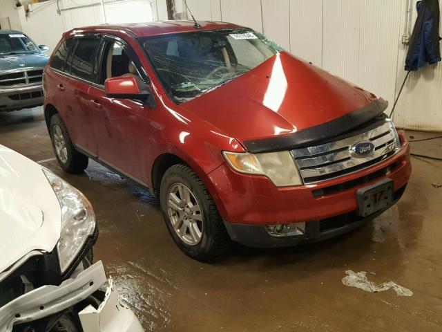 2FMDK48C17BB02459 - 2007 FORD EDGE SEL RED photo 1