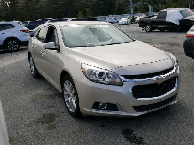 1G11H5SL3EF142549 - 2014 CHEVROLET MALIBU LTZ GOLD photo 1