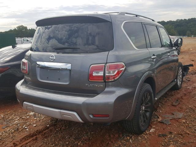 JN8AY2NF3H9302576 - 2017 NISSAN ARMADA PLA GRAY photo 4