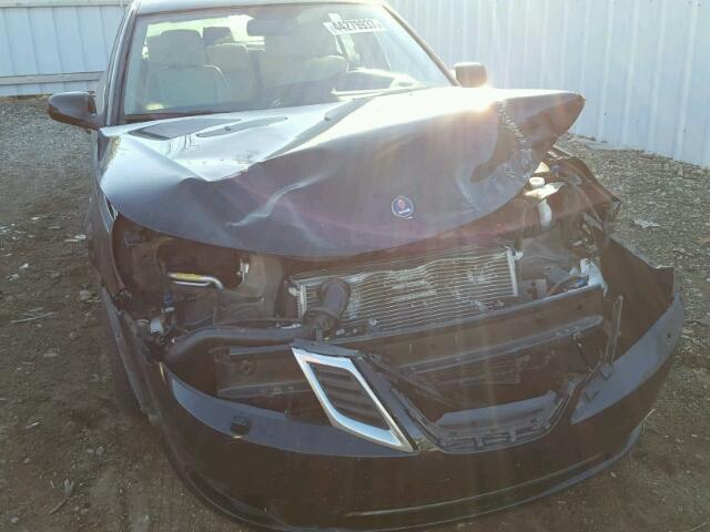 YS3FA4CY6B1307114 - 2011 SAAB 9-3 2.0T BLACK photo 9