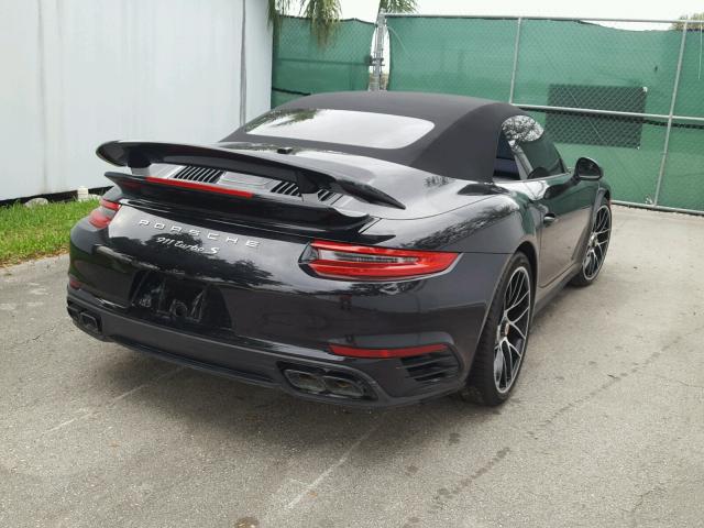 WP0CD2A96HS178215 - 2017 PORSCHE 911 TURBO BLACK photo 4