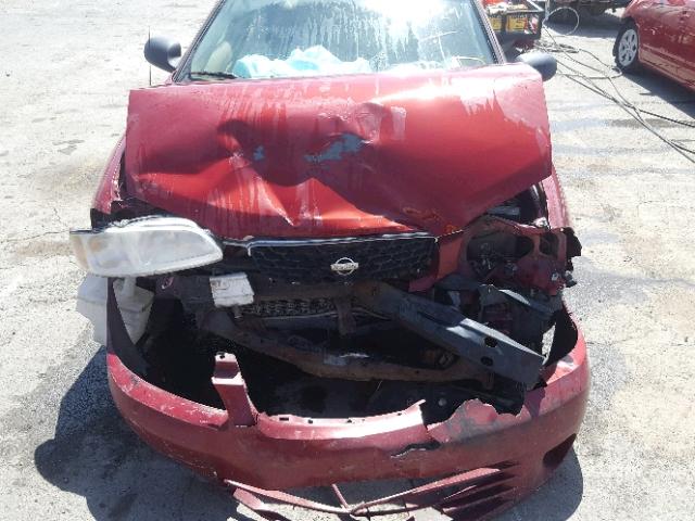 3N1CB51D0YL322693 - 2000 NISSAN SENTRA BAS BURGUNDY photo 7