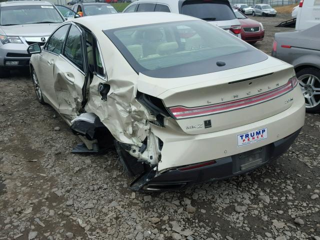 3LN6L2J99FR609991 - 2015 LINCOLN MKZ Բեժ լուսանկար 3