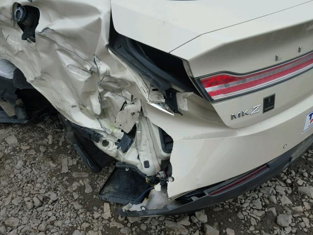 3LN6L2J99FR609991 - 2015 LINCOLN MKZ Բեժ լուսանկար 9
